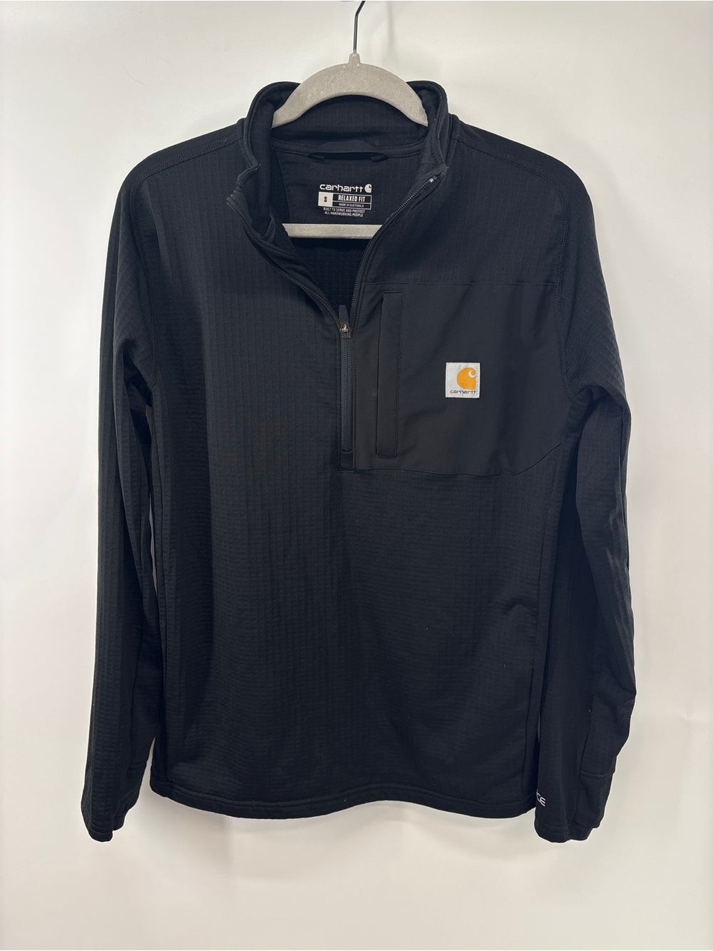 Carhartt Force Ironwood Relaxed 1/2-Zip Pullover Mock Neck Jacket